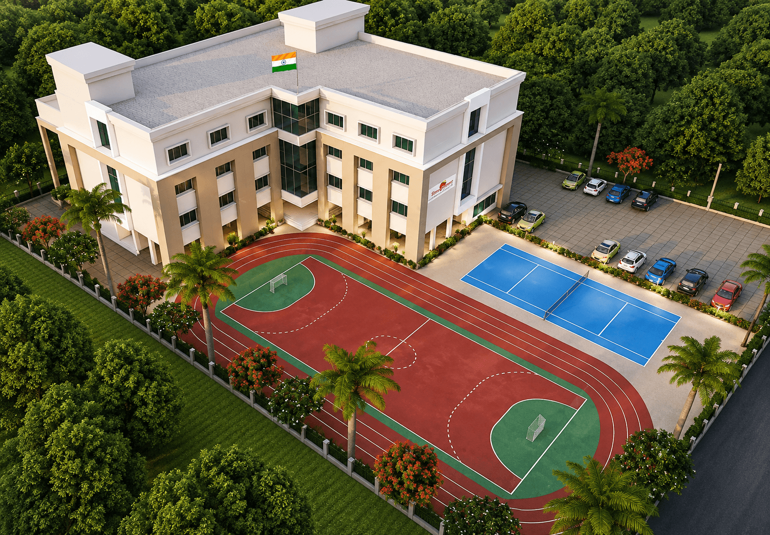 Strawberry School Campus Building